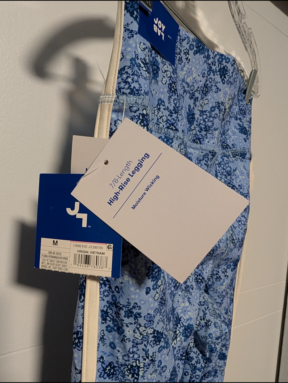 JoyLab Blue Floral High-Rise Legging - Picture 2 of 3